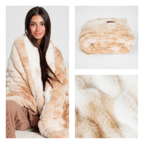 4-way Stretchable faux rabbit fur with animal printing (1)