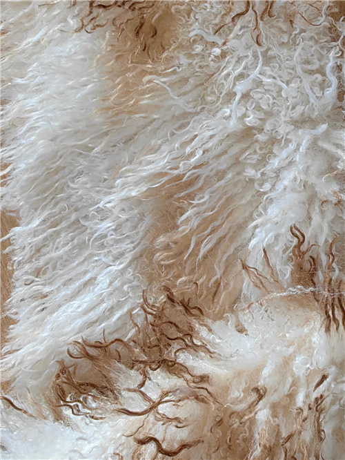 printing long pile Artificial Mongolian fur