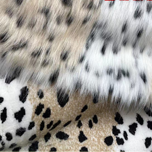 Animal printing faux fox fur (4)