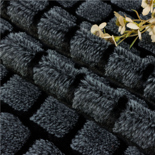 Artificial jacquard rabbit mink (11)