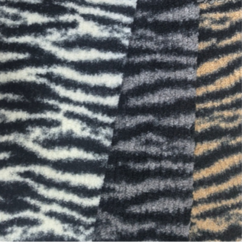 Granular Stripe Zebra Print