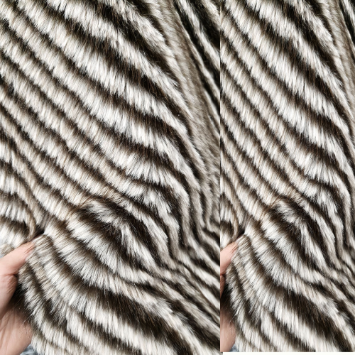 Knitted jacquard with multi-color fox fur (5)