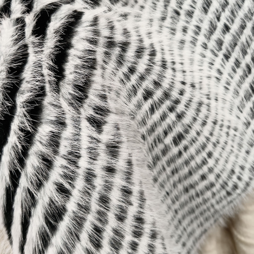 Knitted jacquard with multi-color fox fur (6)