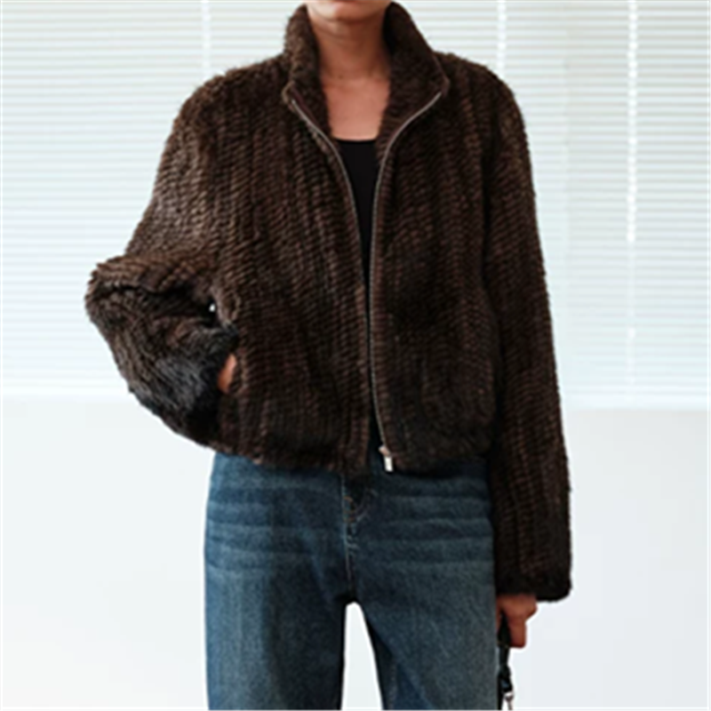 Short Faux Mink Fur Coat for Women (20)