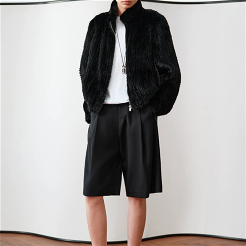 Short Faux Mink Fur Coat for Women (6)