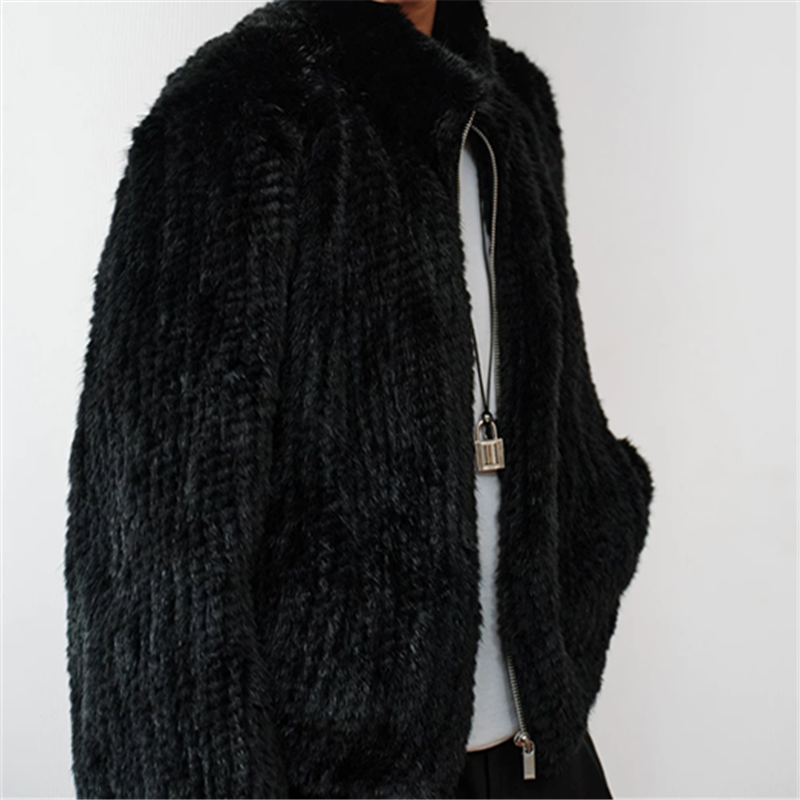 Short Faux Mink Fur Coat for Women (8)