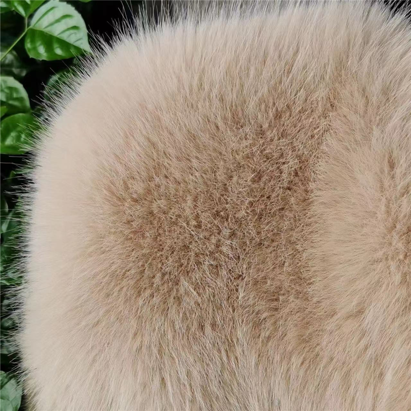 Warp knit faux fox fur-13