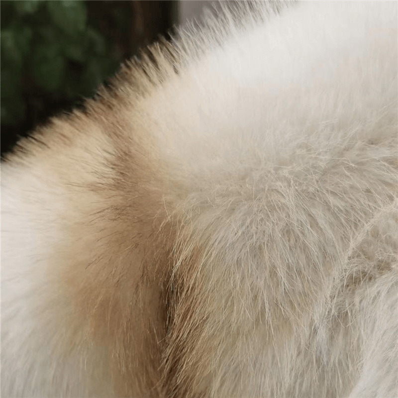 Warp knit faux fox fur-14