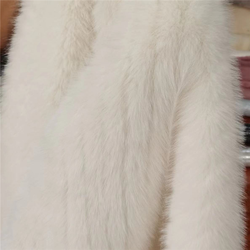 Warp knit faux fox fur-15