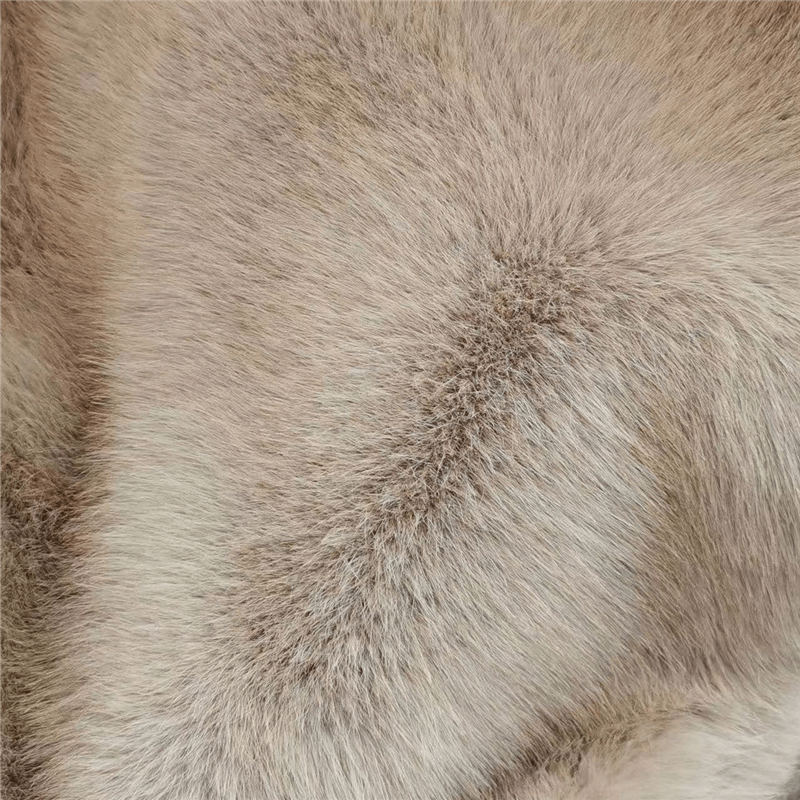 Warp knit faux fox fur-17