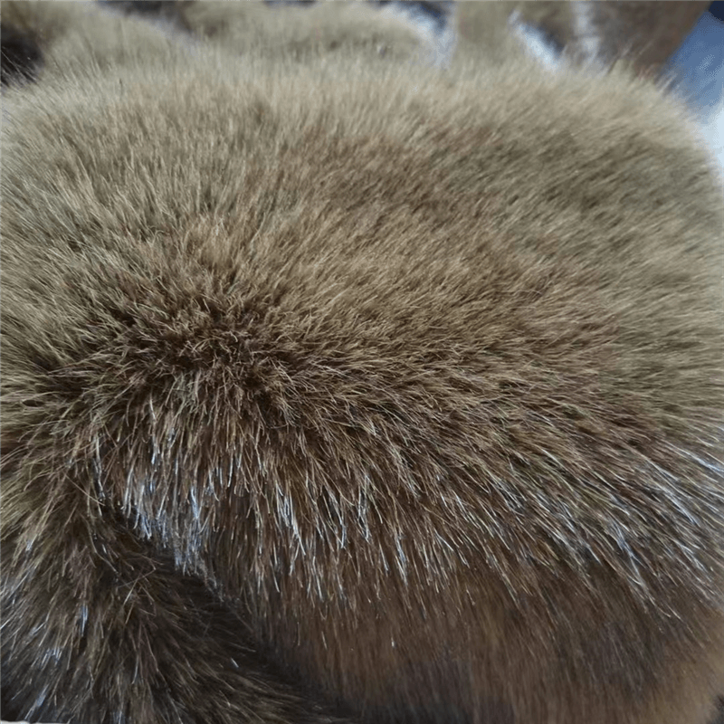 Warp knit faux fox fur-1