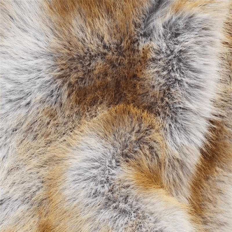 Warp knit faux fox fur-2