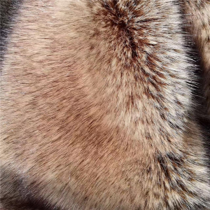 Warp knit faux fox fur-9