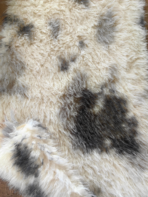 multi-color faux fox fur