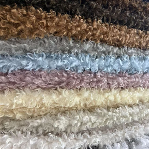 faux Karakul curly sheep fur (2)