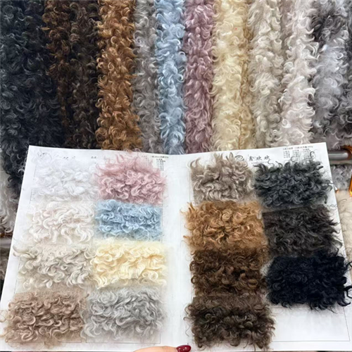 faux Karakul curly sheep fur (6)