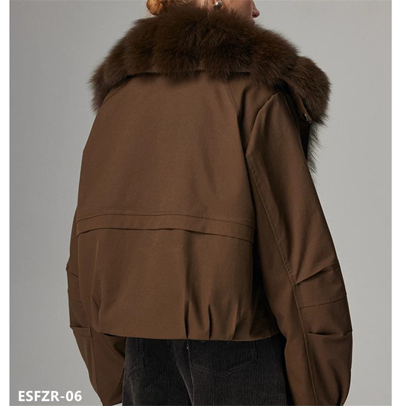 faux fur coat  - ESFZR-06-