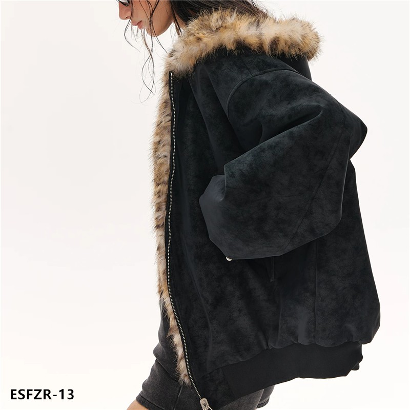 faux fur coat  - ESFZR-13-