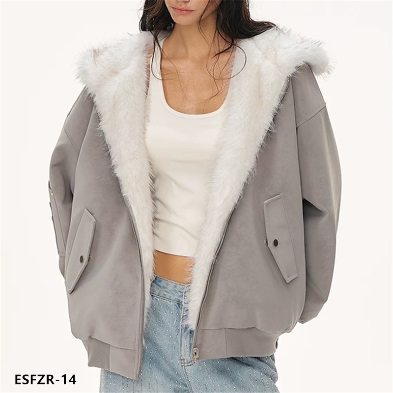 faux fur coat  - ESFZR-14