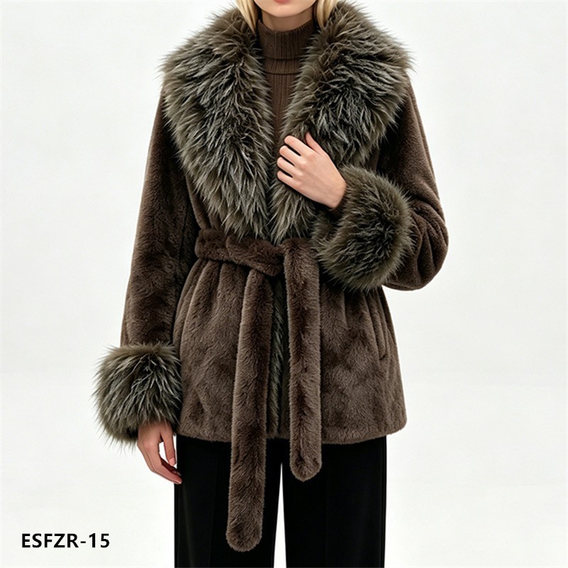 faux fur coat  - ESFZR-15-