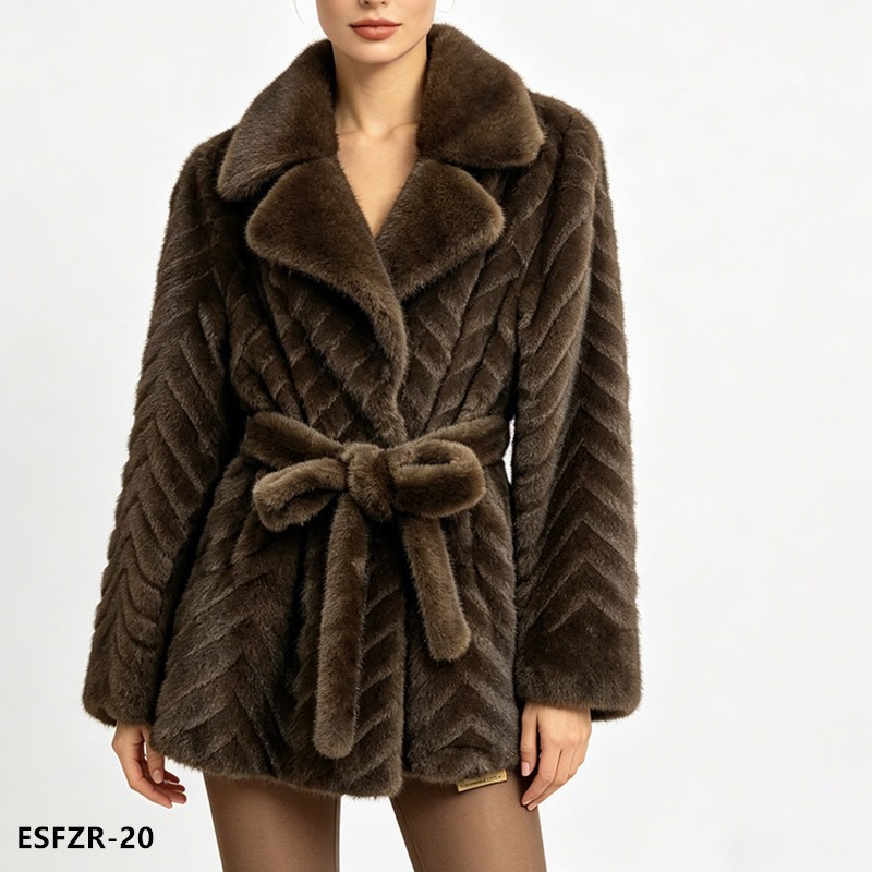 faux fur coat  - ESFZR-20
