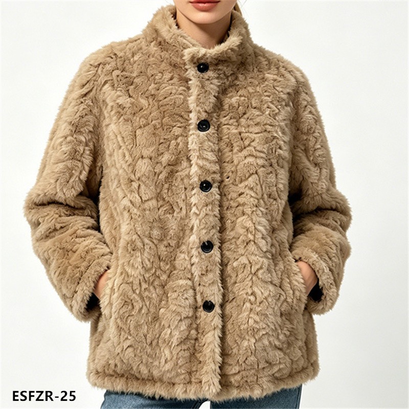 faux fur coat  - ESFZR-25-