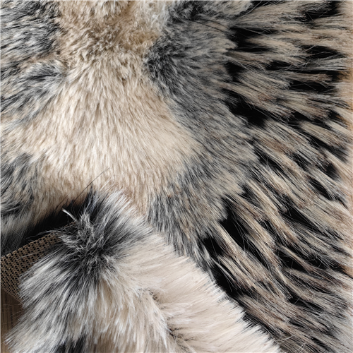 long pile jacquard faux fox fur (1)