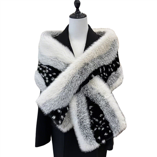 long pile jacquard faux fox fur (16)