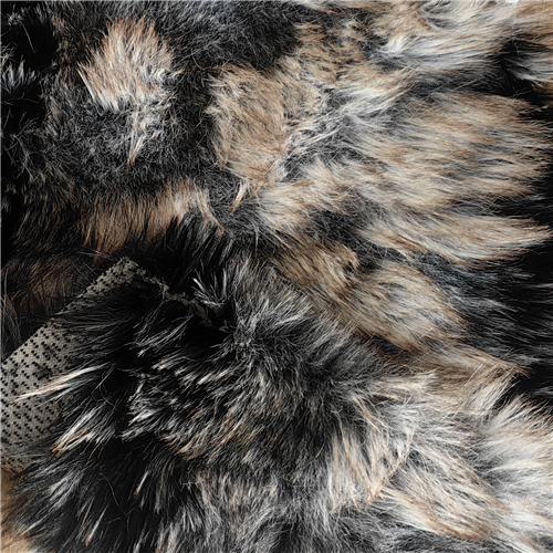 long pile jacquard faux fox fur (2)