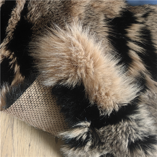 long pile jacquard faux fox fur (3)