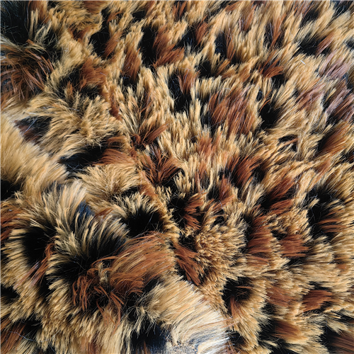 long pile jacquard faux fox fur (4)