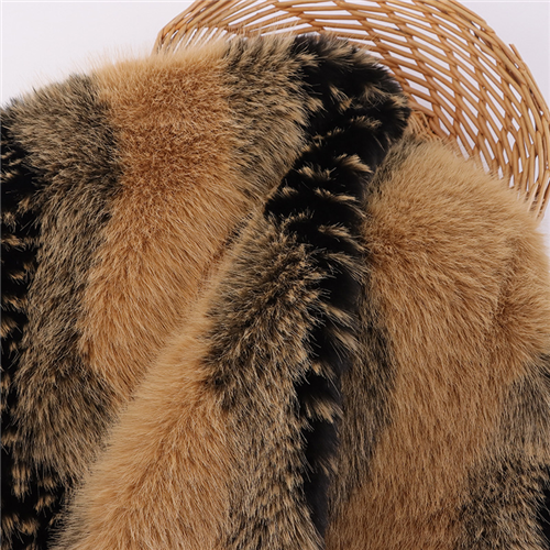 long pile jacquard faux fox fur (6)