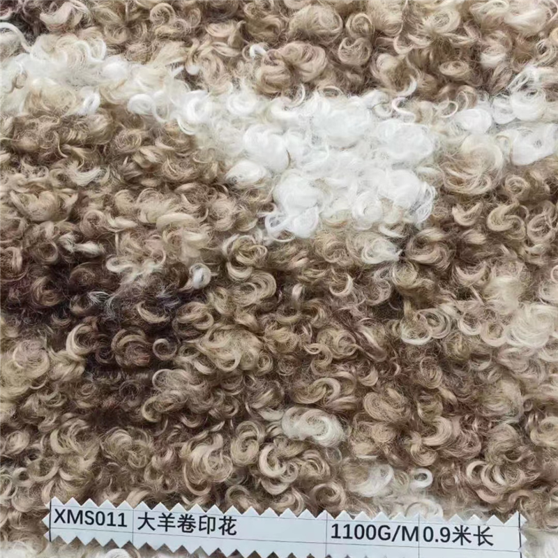 warp knit faux sheep curly fur-24